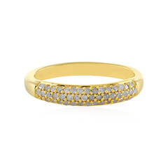 Anello in argento con Diamante I4 (J)