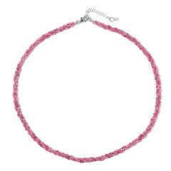 Collana in argento con Tormalina Rosa