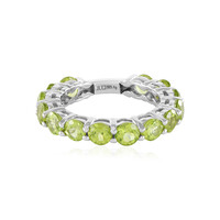 Anello in argento con Peridoto