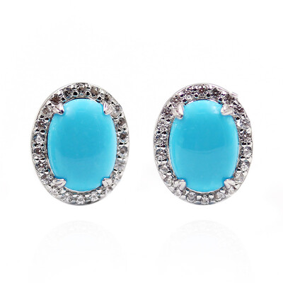 Orecchini in argento con Turchese Sleeping Beauty (Faszination Türkis)