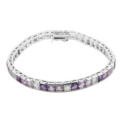 Bracciale in argento con Topazio Bianco