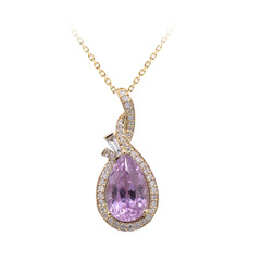 Collana in oro con Kunzite Patroke (CIRARI)