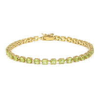 Bracciale in argento con Peridoto