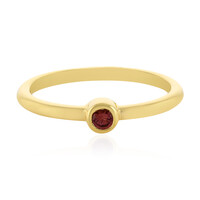 Anello in argento con Spinello Rosso