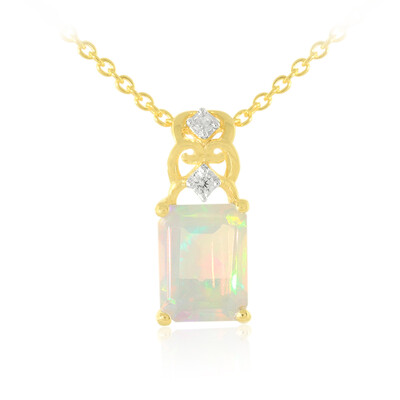 Collana in argento con Opale di Welo