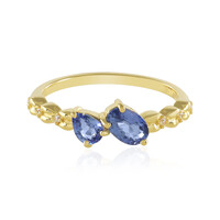 Anello in argento con Zaffiro Ceylon Blu (non riscaldato)