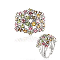 Anello in argento con Tormalina