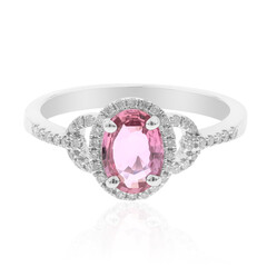Anello in oro con Zaffiro Padparadscha (CIRARI)