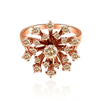 Anello in oro con Diamante Rose de France SI1 di Argyle