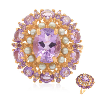Anello in argento con Ametista