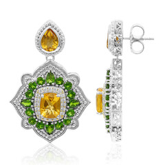 Orecchini in argento con Citrino (Dallas Prince Designs)