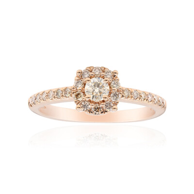 Anello in oro con Diamante Rose de France SI1 di Argyle (Annette)