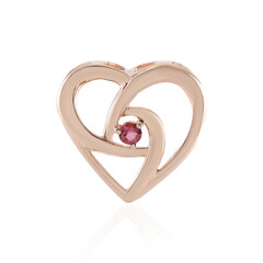 Ciondolo in argento con Tormalina Rosa Nigeriana