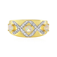 Anello in argento con Opale di Welo