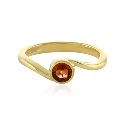 Anello in argento con Tormalina Arancione