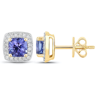 Orecchini in oro con Tanzanite