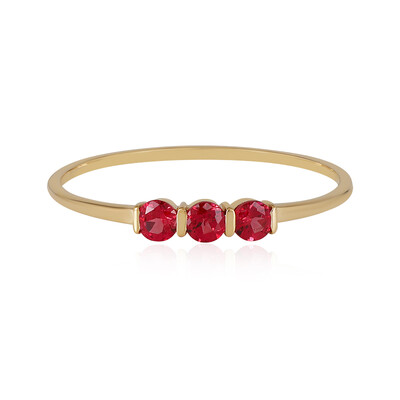 Anello in oro con Spinello Rosso