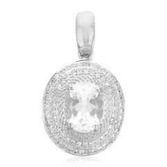 Ciondolo in argento con Berillo Himalayano