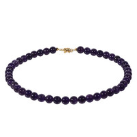 Collana in argento con Ametista Zambiana