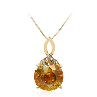 Collana in oro con Sfalerite (CIRARI)