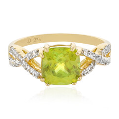 Anello in oro con Sfene