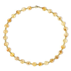 Collana in argento con Citrino