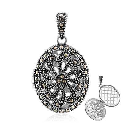 Ciondolo in argento con Marcassite