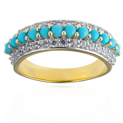 Anello in argento con Turchese Sleeping Beauty