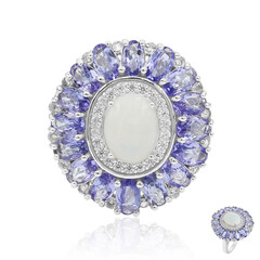 Anello in argento con Opale di Welo