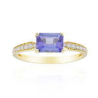 Anello in oro con Tanzanite AAA (CIRARI)