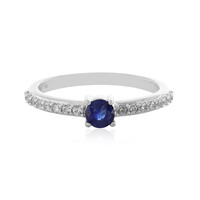 Anello in argento con Zaffiro Blu
