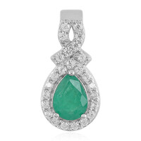 Ciondolo in argento con Smeraldo Socoto