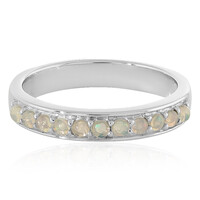 Anello in argento con Opale di Welo