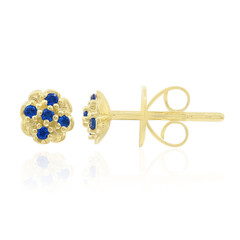 Orecchini in oro con Haüyne