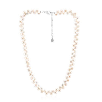 Collana in argento con Perla di Acqua Dolce (TPC)