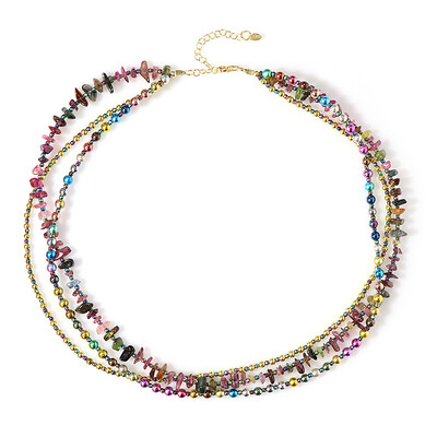 Collana in argento con Ematite (Riya)