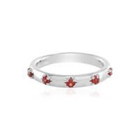 Anello in argento con Rubino Tanzania