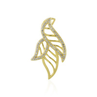 Ciondolo in argento con Diamante I4 (J)