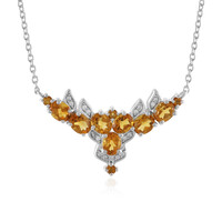 Collana in argento con Citrino Madeira