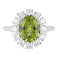 Anello in argento con Peridoto