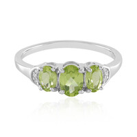 Anello in argento con Peridoto