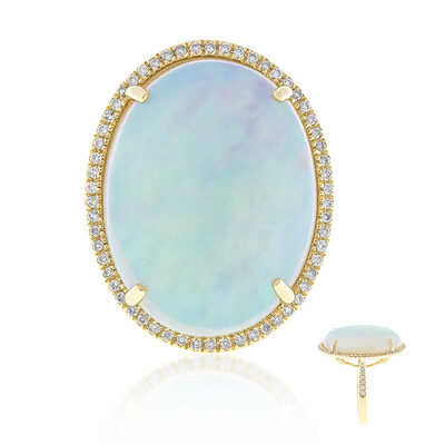 Anello in oro con Opale di Welo AAA (CIRARI)