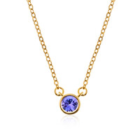 Collana in argento con Tanzanite AAA