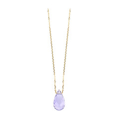 Collana in oro con Ametista Rose de France