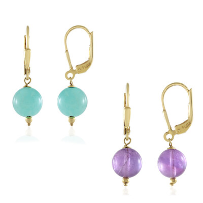 Orecchini in argento con Amazzonite