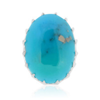 Anello in argento con Turchese Kingman (Anne Bever)