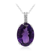 Collana in argento con Ametista del Marocco