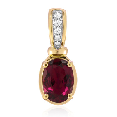 Ciondolo in oro con Rubellite (Tenner Diniz)