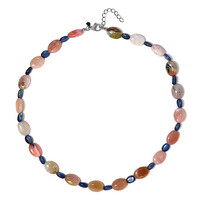 Collana in argento con Opale Rosa