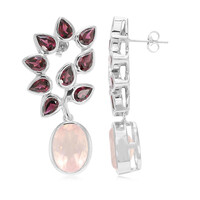 Orecchini in oro con Quarzo Rosa Angelandia
